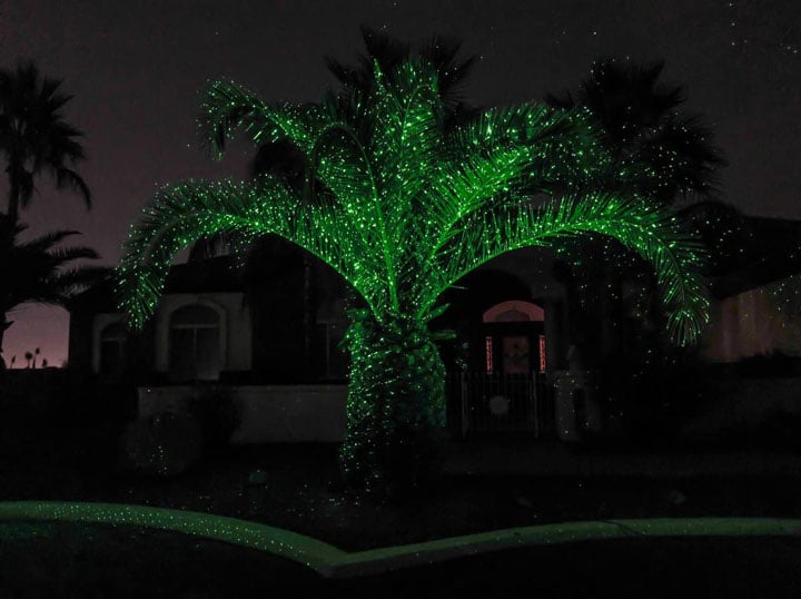 laser light for trees