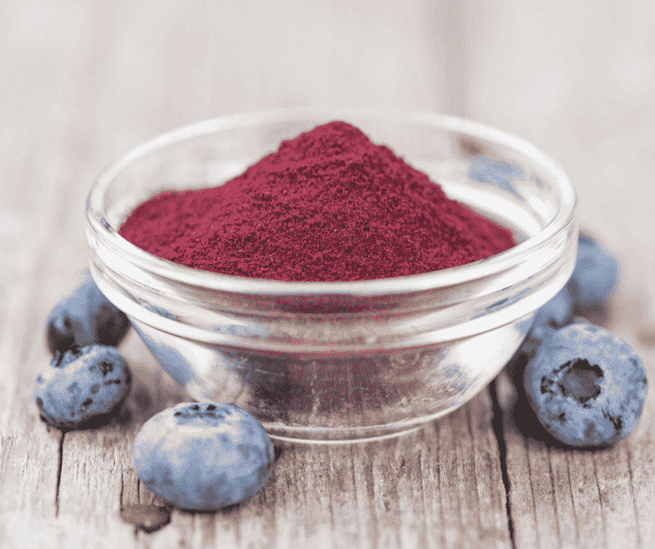 freeze dried blueberry powder