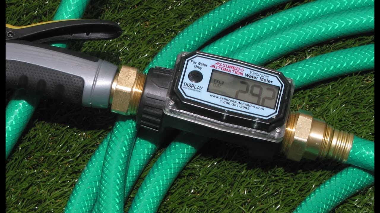 garden hose water meter