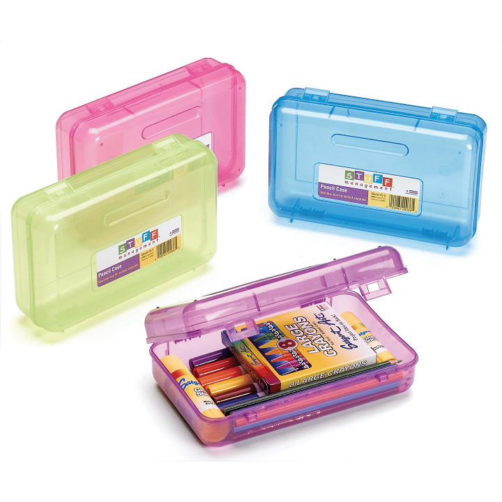 Plastic School Supply Box