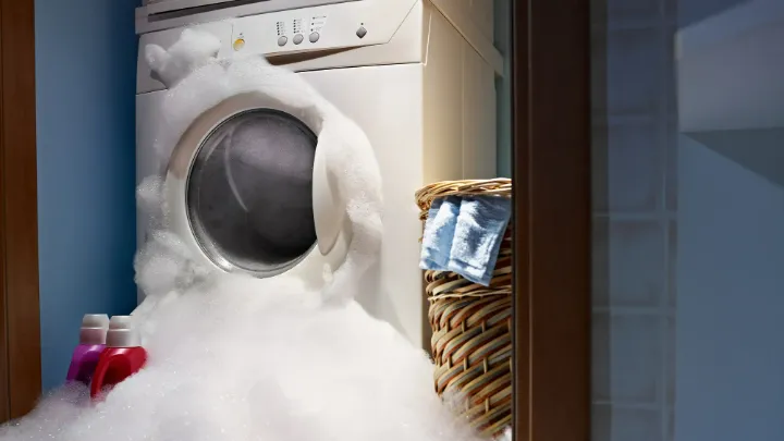 washing machine leaving black marks on clothes