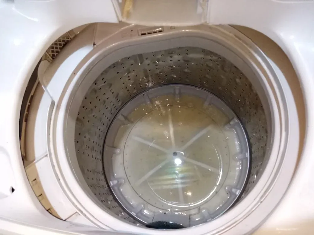 Black Flakes In Washing Machine