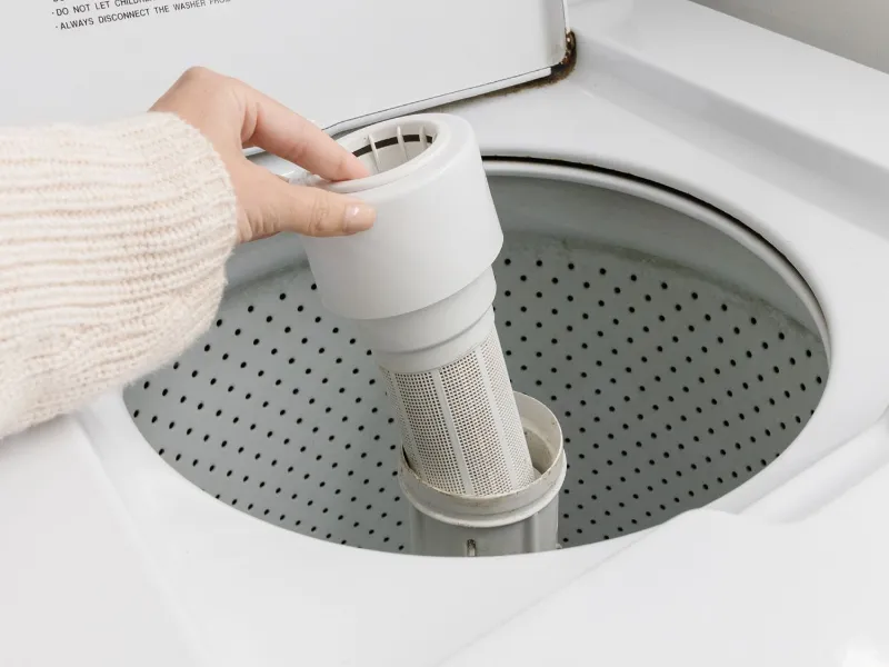 how to clean kenmore washing machine filter top loader