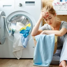 washing machine leaves lint on clothes